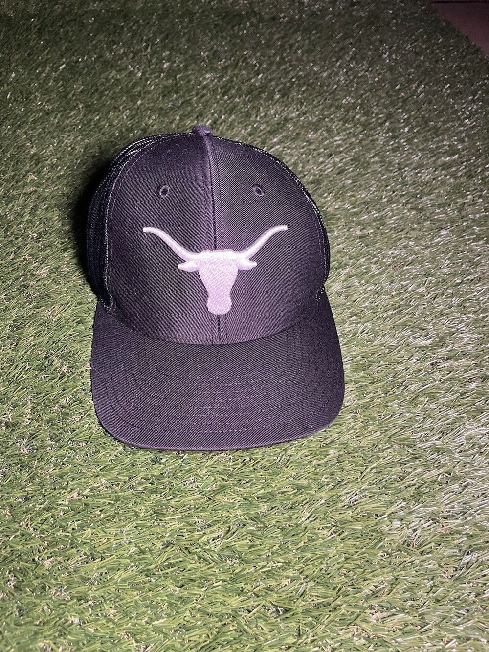 Texas Longhorns Hat '47 One Size Black Brown Paisley Brim Mesh Snapback NCAA